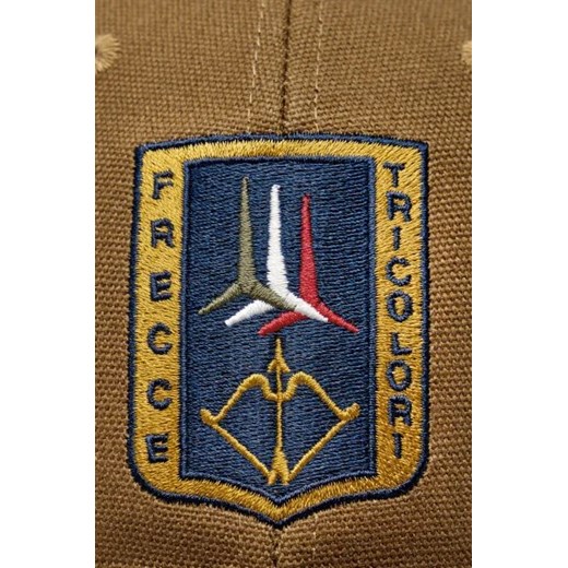 Czapka z daszkiem męska brązowa Aeronautica Militare