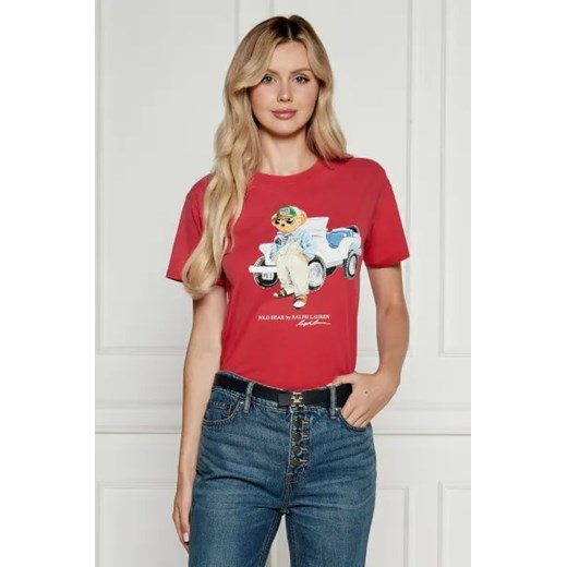 POLO RALPH LAUREN T-shirt | Regular Fit ze sklepu Gomez Fashion Store w kategorii Bluzki damskie - zdjęcie 174997532