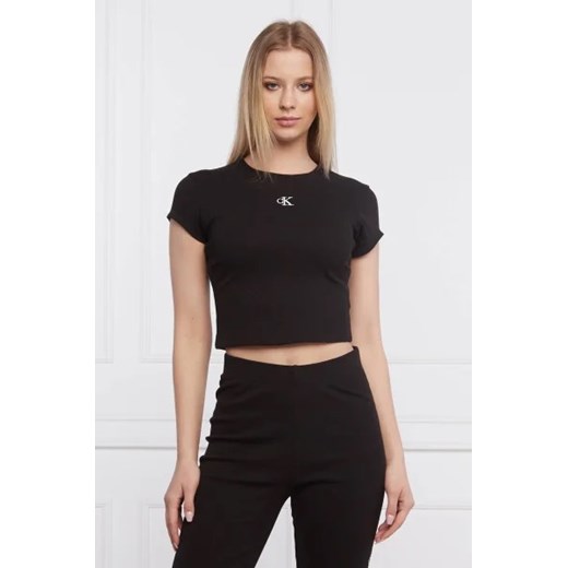Bluzka damska Calvin Klein z elastanu