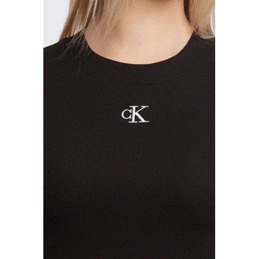 Bluzka damska Calvin Klein z elastanu