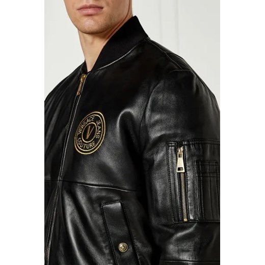 Versace Jeans Couture Skórzana kurtka | Regular Fit 56 Gomez Fashion Store