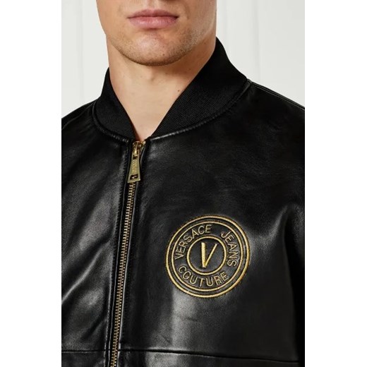 Versace Jeans Couture Skórzana kurtka | Regular Fit 50 Gomez Fashion Store
