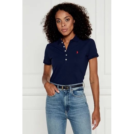 POLO RALPH LAUREN Polo Julie | Slim Fit | pique ze sklepu Gomez Fashion Store w kategorii Bluzki damskie - zdjęcie 174998754