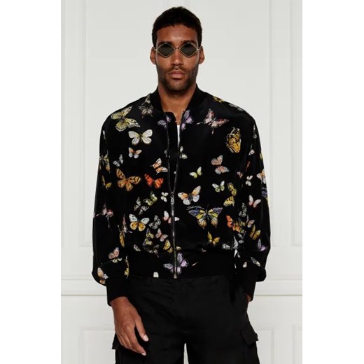 Dolce & Gabbana Jedwabna kurtka bomber | Regular Fit Dolce & Gabbana 54 Gomez Fashion Store