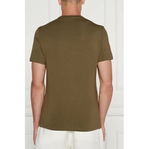 T-shirt męski Guess zielony z krótkim rękawem 