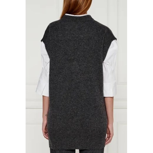 Pinko sweter damski z dekoltem v casual