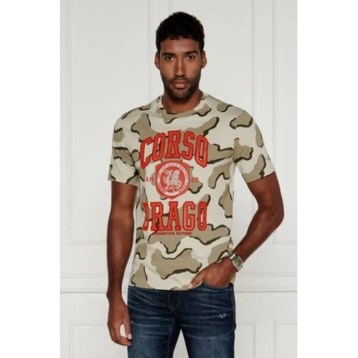 T-shirt męski wielokolorowy Aeronautica Militare jesienny