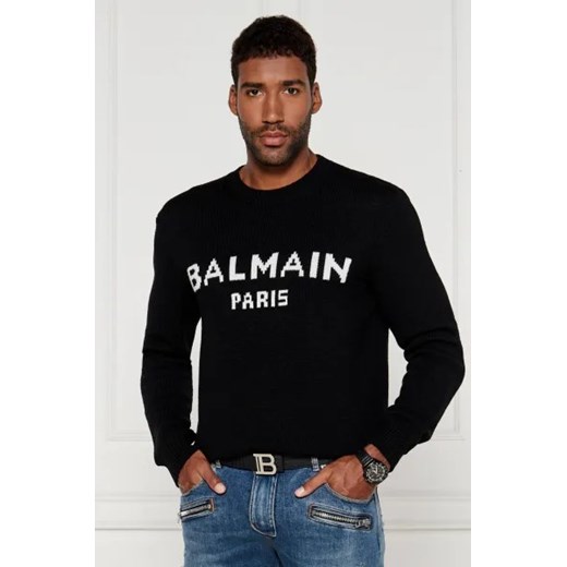 Balmain Wełniany sweter | Regular Fit ze sklepu Gomez Fashion Store w kategorii Swetry męskie - zdjęcie 174999192