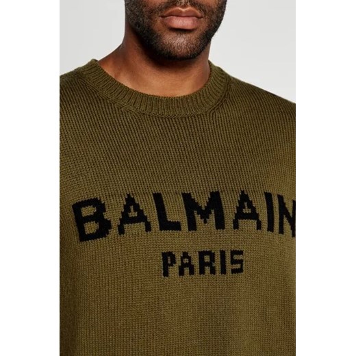 Balmain Wełniany sweter | Regular Fit XXL Gomez Fashion Store