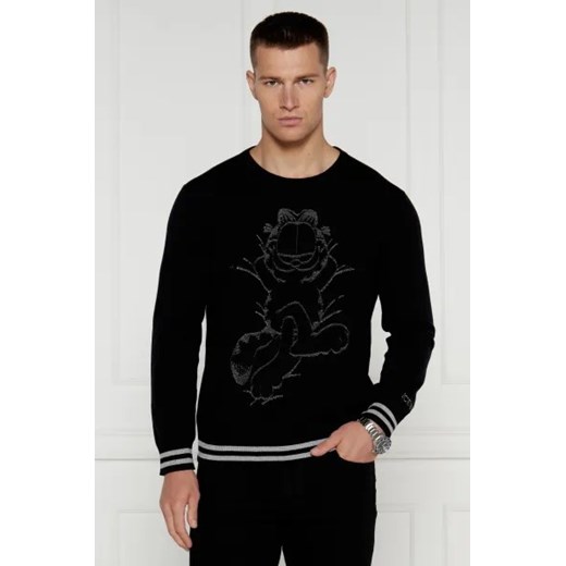 Iceberg Sweter ICEBERG X GARFIELD | Regular Fit | z dodatkiem wełny Iceberg XXL Gomez Fashion Store