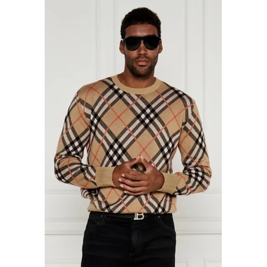 Burberry Wełniany sweter | Regular Fit Burberry S Gomez Fashion Store