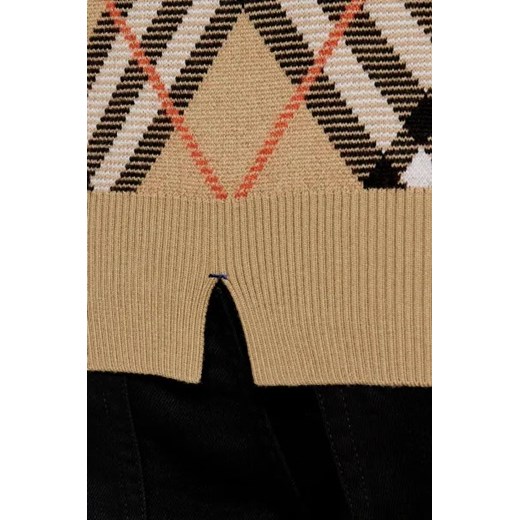 Burberry Wełniany sweter | Regular Fit Burberry L Gomez Fashion Store