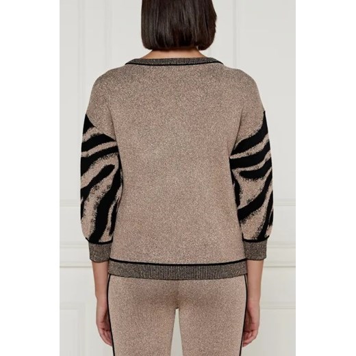 Sweter damski Liu Jo z poliamidu z okrągłym dekoltem 