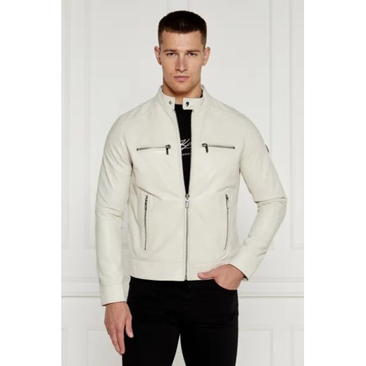 Karl Lagerfeld Skórzana kurtka | Regular Fit Karl Lagerfeld 52 Gomez Fashion Store
