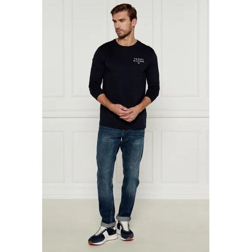 T-shirt męski Tommy Hilfiger jesienny bawełniany 