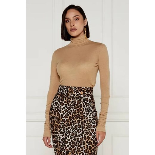 Elisabetta Franchi Bluzka | Slim Fit | z dodatkiem wełny ze sklepu Gomez Fashion Store w kategorii Bluzki damskie - zdjęcie 175000063