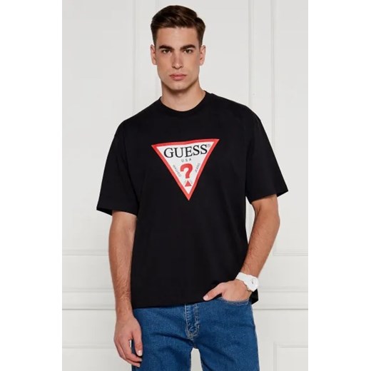 T-shirt męski Guess z krótkim rękawem