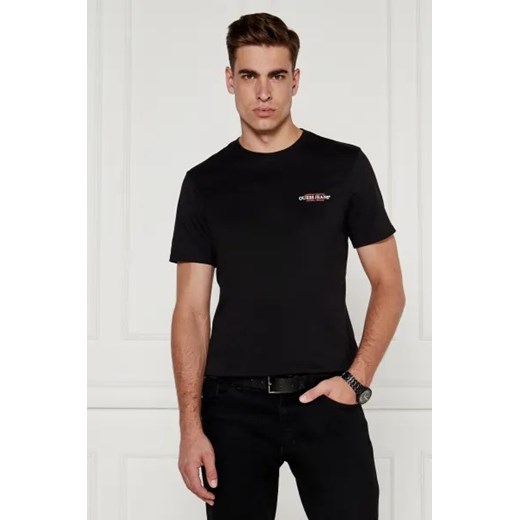 T-shirt męski Guess wiosenny z krótkim rękawem 