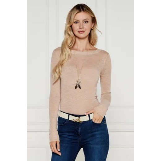 Patrizia Pepe Wełniany sweter | Regular Fit ze sklepu Gomez Fashion Store w kategorii Swetry damskie - zdjęcie 175000844