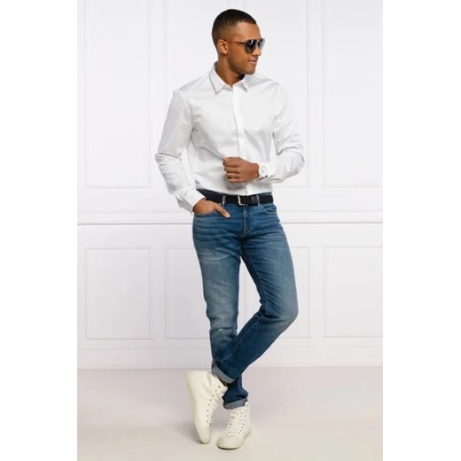 Koszula męska Armani Exchange z długim rękawem z klasycznym kołnierzykiem bawełniana