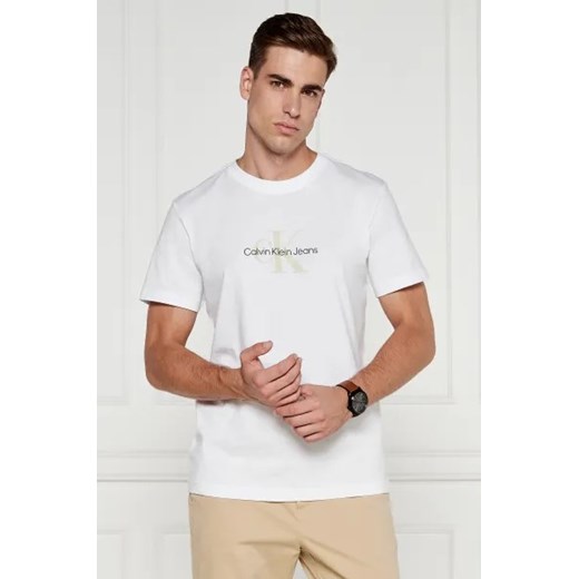 CALVIN KLEIN JEANS T-shirt DISTRESSED | Regular Fit ze sklepu Gomez Fashion Store w kategorii T-shirty męskie - zdjęcie 175001531