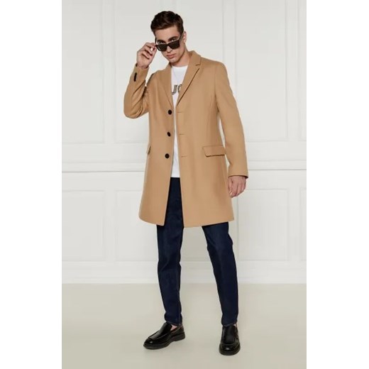 HUGO Wełniany płaszcz Migor 2441 50 Gomez Fashion Store