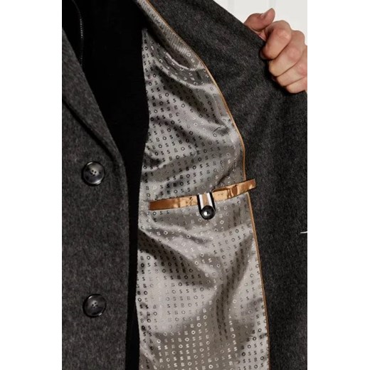BOSS BLACK Wełniany płaszcz H-Hyde | z dodatkiem kaszmiru 50 Gomez Fashion Store