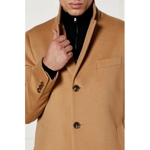 BOSS BLACK Wełniany płaszcz H-Hyde | z dodatkiem kaszmiru 54 Gomez Fashion Store
