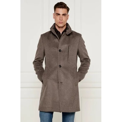 BOSS BLACK Wełniany płaszcz H-Hyde-SU-244 | z dodatkiem kaszmiru 54 Gomez Fashion Store