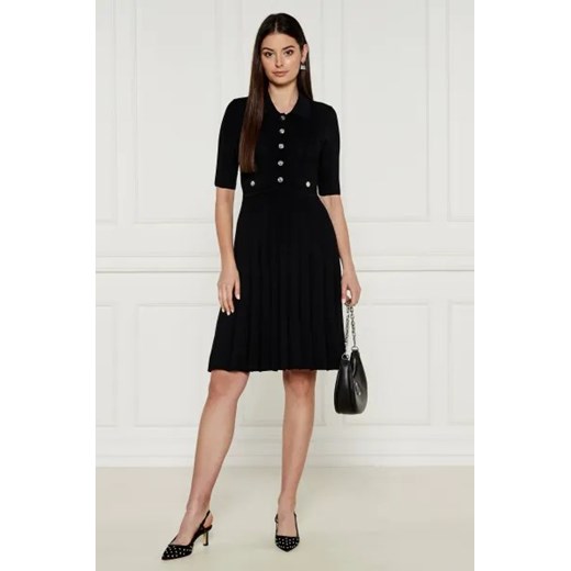 Sukienka Pinko z wiskozy casual z długim rękawem mini 
