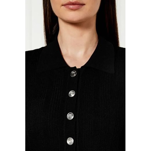 Sukienka Pinko z wiskozy mini casual z długim rękawem 