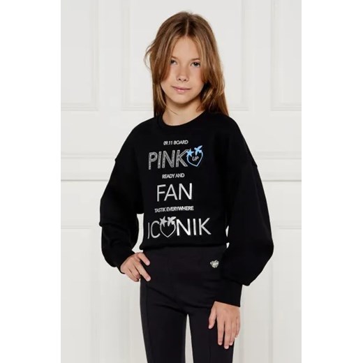 Pinko UP Bluza FLEECE | Regular Fit ze sklepu Gomez Fashion Store w kategorii Bluzy dziewczęce - zdjęcie 175002270