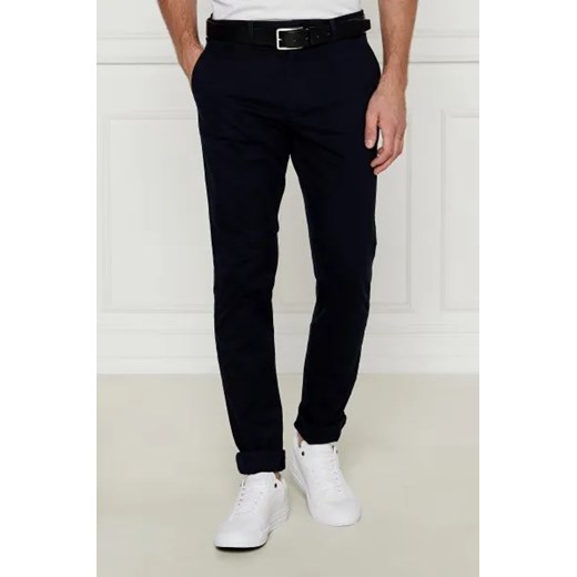 Tommy Hilfiger Spodnie chino BLEECKER ESSENTIAL TWILL | Slim Fit ze sklepu Gomez Fashion Store w kategorii Spodnie męskie - zdjęcie 175002974