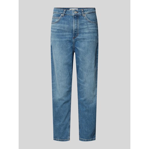 Jeansy o kroju relaxed fit z wysokim stanem i detalami z efektem znoszenia model ‘SOFO’ ze sklepu Peek&Cloppenburg  w kategorii Jeansy damskie - zdjęcie 175006793