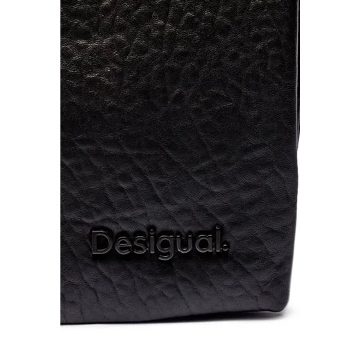 Listonoszka Desigual ze skóry ekologicznej matowa elegancka