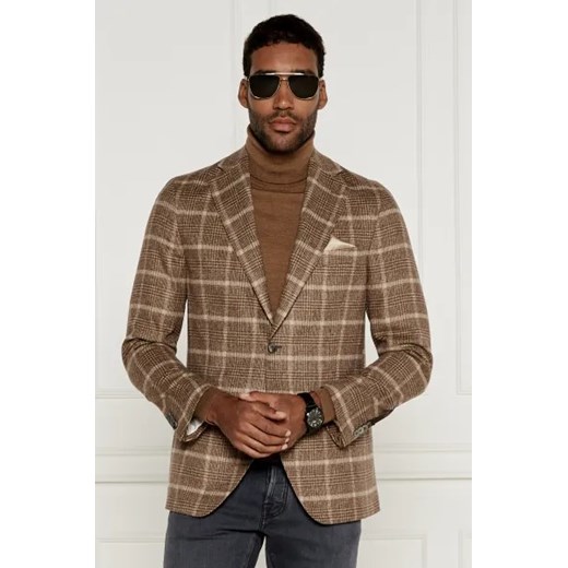 Oscar Jacobson Wełniana marynarka | Slim Fit ze sklepu Gomez Fashion Store w kategorii Marynarki męskie - zdjęcie 175007424