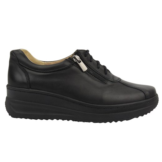 Sneakersy damskie Helios 377-2S, czarne Helios Komfort 40 ulubioneobuwie