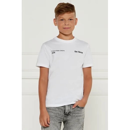 CALVIN KLEIN JEANS T-shirt | Regular Fit ze sklepu Gomez Fashion Store w kategorii T-shirty chłopięce - zdjęcie 175015650