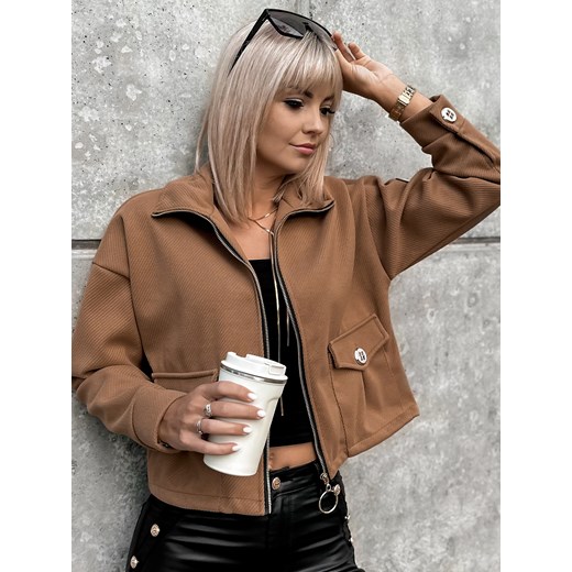kurtka magalie karmelowa one size ONE SIZE UBRA
