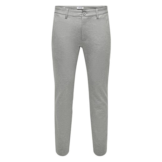 ONLY &amp; SONS Spodnie chino w kolorze szarym ze sklepu Limango Polska w kategorii Spodnie męskie - zdjęcie 175020384