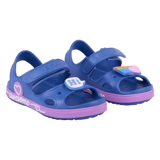 Sandały Coqui Yogi 92800617418 niebieskie Coqui 23 ButyModne.pl