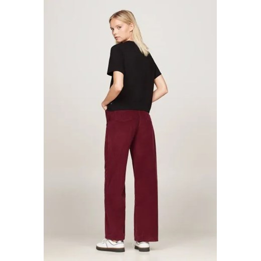 Bluzka damska Tommy Jeans z napisami z okrągłym dekoltem