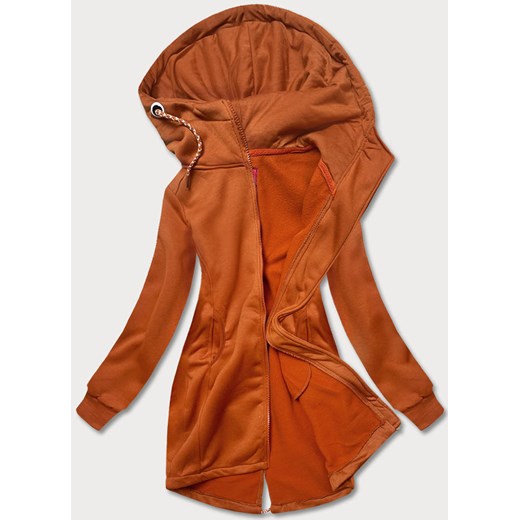 Bluza damska rozpinana ruda (AMG-825-1) ze sklepu goodlookin.pl w kategorii Bluzy damskie - zdjęcie 175022332