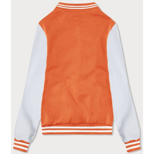 Damska bluza typu college pomarańczowa (AMG-57) Goodlookin.pl S (36) goodlookin.pl