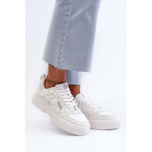 Damskie Sneakersy Białe Big Star NN274357 Memory Foam System 37 ZAZOO promocyjna cena