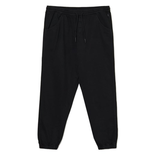 Cropp - Czarne dresowe joggery loose - czarny Cropp 36 Cropp