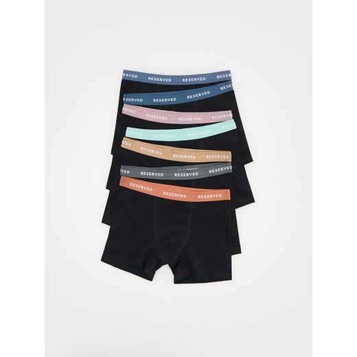 Reserved - Bawełniane bokserki 7 pack - czarny Reserved 134/140 (8-9 lat) Reserved