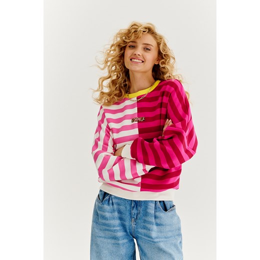 Bluza Purrfect Stripes XS ze sklepu NAOKO w kategorii Bluzy damskie - zdjęcie 175042714