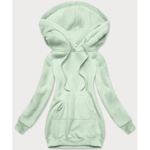 Damska bluza kangurka pistacja (YS10003-39) ze sklepu goodlookin.pl w kategorii Bluzy damskie - zdjęcie 175043370