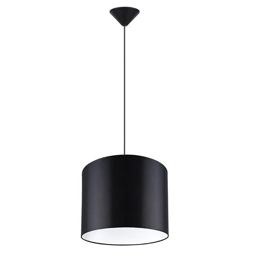 Czarna elegancka abażurowa lampa nad stół - 11X A653 B1-Z72 ze sklepu Edinos.pl w kategorii Lampy wiszące - zdjęcie 175047973